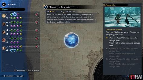 ffvii elemental materia|Final Fantasy 7 Remake: ELEMENTAL MATERIA! .